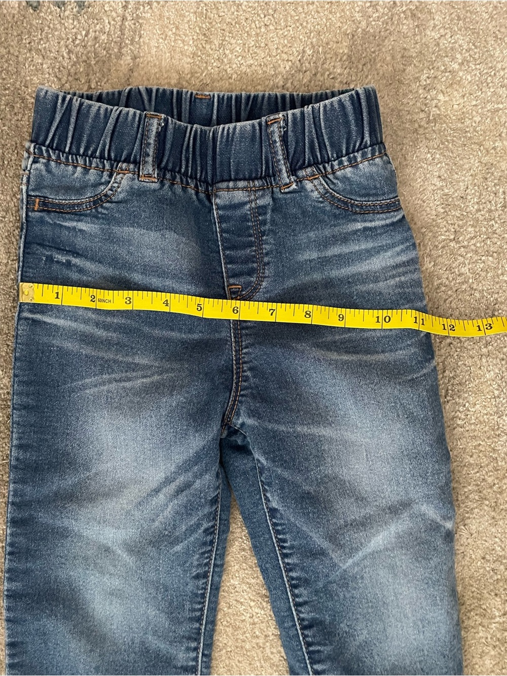 GAP Kids Dark Wash Stretch Denim Jeggings - Blue